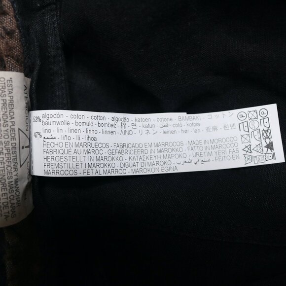 Zara Women's Shorts with Belt in Dark Navy/Black, size Small - Picture 8 of 8